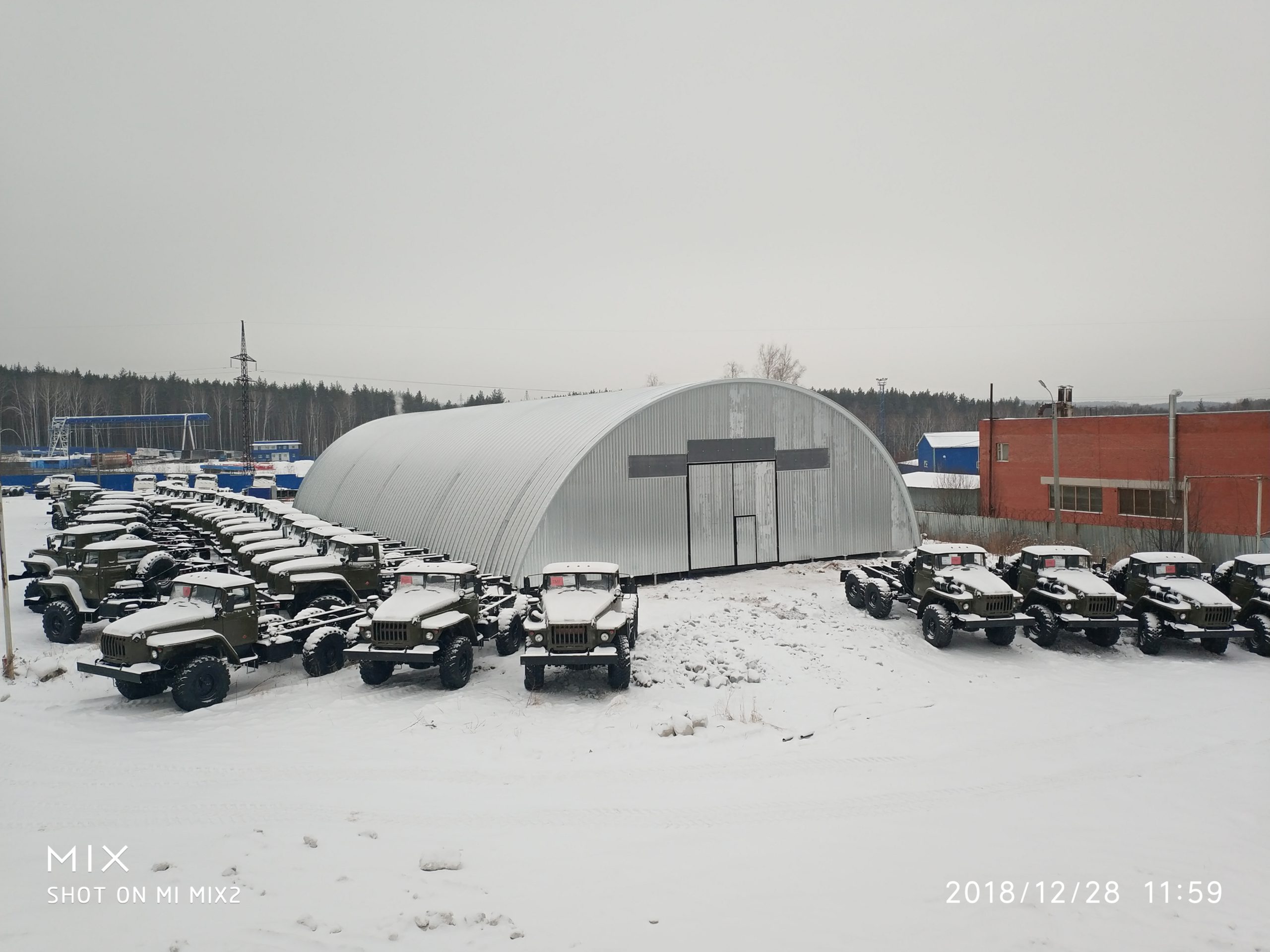 Холодные склады гаражи - Бескаркасные ангары ООО СК 